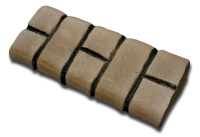Landscape Curbing - Custom Stamped Curbing - Basketweave